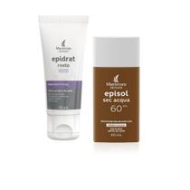 Kit Epidrat Rosto Acqua + Episol Sec Acqua tom médio escuro FPS60 Kit Epidrat Rosto Acqua + Episol Sec Acqua tom médio escuro FPS60