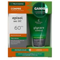 Kit Episol Pele Oleosa FPS 60 + Gel Limpeza Glycare 60g