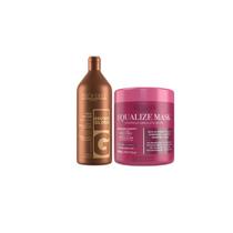 Kit Equalize Mask+ Brown Gloss Efeito Morena Iluminada