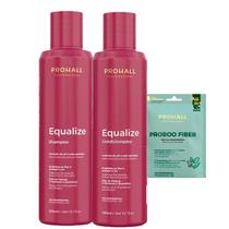 Kit Equalize Reconstrutor Shampoo e Condicionador ProHall Kit Equalize Reconstrutor Shampoo e Condicionador ProHall