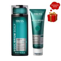 Kit Equilibrium Scalp 1 Shampoo 300ml 1 Máscara 250g Truss