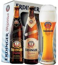 Kit Erdinger 2 Garrafas De 500ml Mais 1 Copo Exclusivo 500ml