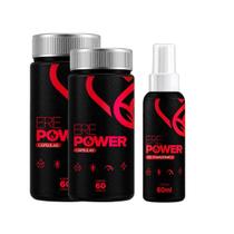 Kit Erepower Original 2 Potes 60 Cápsulas 1 Spray Gel 60ml Kit Erepower Original 2 Potes 60 Cápsulas 1 Spray Gel 60ml