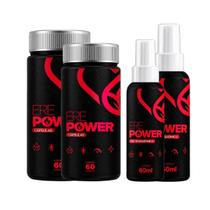 Kit Erepower Original 2 Potes 60 Cápsulas e 2 Spray Gel 60ml Kit Erepower Original 2 Potes 60 Cápsulas e 2 Spray Gel 60ml