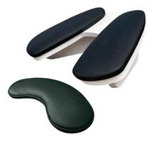 Kit Ergonômico Profissional Apoio De Mão Duplo + Meia-lua