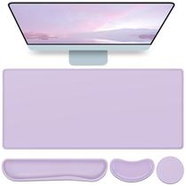 Kit Ergonômico QOMOLAMA 4 em 1 com Mouse Pad Grande Roxo Kit Ergonômico QOMOLAMA 4 em 1 com Mouse Pad Grande Roxo
