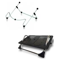 Kit Ergonômico Suporte Notebook + Base Apoio De Pés Nr17