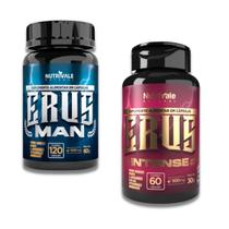 Kit Erus Man e Intense Suplemento Nutrivale Homem e Mulher Kit Erus Man e Intense Suplemento Nutrivale Homem e Mulher