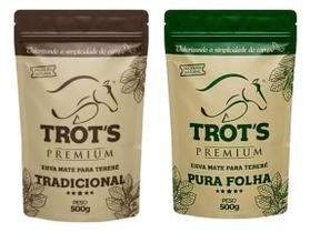 Kit erva mate para terere pura folha e tradicional - kit trots