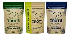 Kit Erva Mate Terere Pura Folha Burrito E Menta & Limão