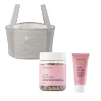 Kit Escalda Pés, Manteiga para Mãos e Bolsa para escalda-pés