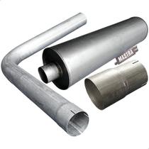 Kit Escap Silencioso + Luva + Tubo Caminhão 1214 1414 89 96