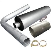 Kit Escap Silencioso+ Luva+ Tubo Caminhão 1214 1414 89 A 96