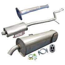 Kit Escap Tubo+ Abafador+ Traseiro 206 Hatch 1.6 16v 00 A 08