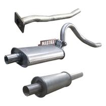 Kit Escap Tubo+ Abafador+ Traseiro Chevette Marajó Chevy 500