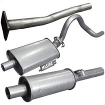 Kit Escap Tubo + Abafador+traseiro Chevette Marajó Chevy 500 Kit Escap Tubo + Abafador+traseiro Chevette Marajó Chevy 500
