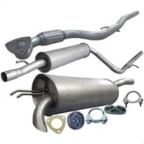 Kit Escap Tubo+ Abafador + Traseiro Doblo Cargo 1.8 8v 06 10 Kit Escap Tubo+ Abafador + Traseiro Doblo Cargo 1.8 8v 06 10