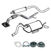 Kit Escap Tubo + Abafador + Traseiro Palio 1.8 8v 06 A 10 Kit Escap Tubo + Abafador + Traseiro Palio 1.8 8v 06 A 10