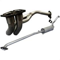Kit Escapamento Abafador E Tubo Motor Monza Sedan 2.0 92 96
