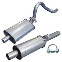 Kit Escapamento Abafador + Silencioso Chevette Chevy Marajo