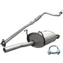 Kit Escapamento Abafador + Silencioso Civic 1.6 16v 97 00 Lx