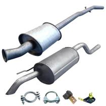 Kit Escapamento Abafador + Silencioso Clio Hatch 1.6 99 02