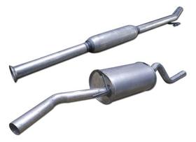 Kit Escapamento Abafador + Silencioso Clio Sedan 1.0 99 A 09