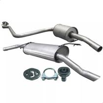 Kit Escapamento Abafador + Silencioso Courier 1.3 8v 97 A 99