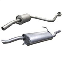 Kit Escapamento Abafador + Silencioso Courier 1.3 98 A 99