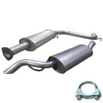 Kit Escapamento Abafador + Silencioso Escort Pointer 93 A 96