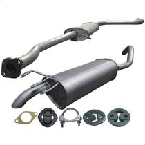 Kit Escapamento Abafador + Silencioso Escort Sw 1.8 1997 02