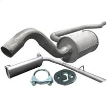 Kit Escapamento Abafador + Silencioso Fiesta Sedan 1.6 02 03