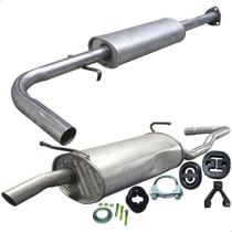Kit Escapamento Abafador + Silencioso Gol G2 1.0 2001 A 2005