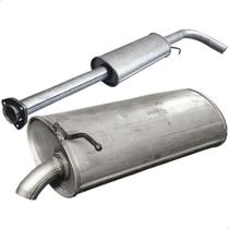 Kit Escapamento Abafador + Silencioso Gol G4 1.0 8v 10 A 13