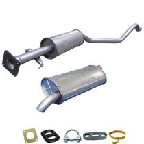 Kit Escapamento Abafador + Silencioso Kadett 2.0 1997 A 1998