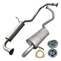 Kit Escapamento Abafador + Silencioso Kombi 1.6 1998 A 2005