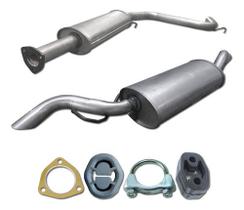 Kit Escapamento Abafador + Silencioso Logus1.8 8v Ap 93 97