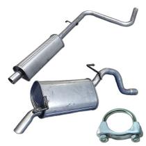 Kit Escapamento Abafador + Silencioso Palio 1.0 2002 A 2003