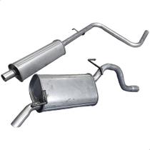 Kit Escapamento Abafador + Silencioso Palio 1.4 2005 A 2011