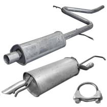 Kit Escapamento Abafador + Silencioso Palio Weekend 1.6