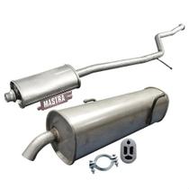 Kit Escapamento Abafador+ Traseiro 206 Hatch 1.6 16v 00 A 08