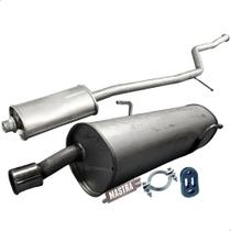 Kit Escapamento Abafador+ Traseiro 206 Rally 1.6 16v 00 A 08