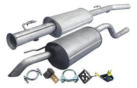 Kit Escapamento Abafador + Traseiro Clio Hatch 1.6 16v 99 08
