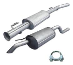 Kit Escapamento Abafador + Traseiro Clio Hatch 1.6 16v 99 12