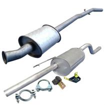 Kit Escapamento Abafador + Traseiro Clio Sedan 1.6 1999 2002