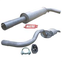 Kit Escapamento Abafador + Traseiro Cordoba 1.6 8v 1999 2000