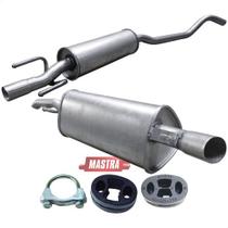 Kit Escapamento Abafador + Traseiro Corsa 1.0 8v 2005 A 2009