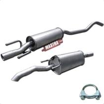 Kit Escapamento Abafador + Traseiro Corsa Sedan 1.6 8v 96 04 Kit Escapamento Abafador + Traseiro Corsa Sedan 1.6 8v 96 04