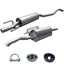 Kit Escapamento Abafador+ Traseiro Corsa Wagon 1.0 16v 99 02
