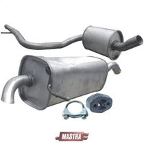 Kit Escapamento Abafador + Traseiro Ecosport 1.6 2006 A 2008 Kit Escapamento Abafador + Traseiro Ecosport 1.6 2006 A 2008